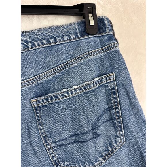 NWT American Eagle Super High Rise Jeans 12 Long Wide Leg Baggy - Picture 5 of 9